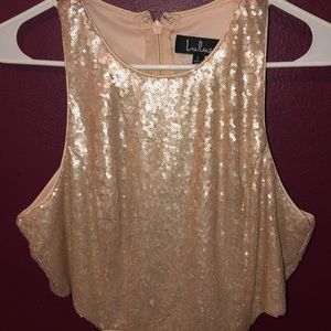 Rose gold dress